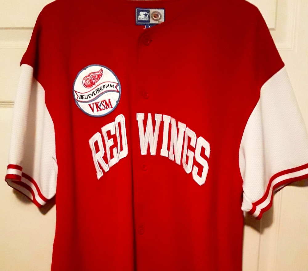 VTG Detroit RW Jersey+'97 "VK&SM believe" patch